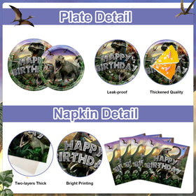 Lecheme dinosaur backdrop – lightweight fabric easy to set up indoors or outdoors