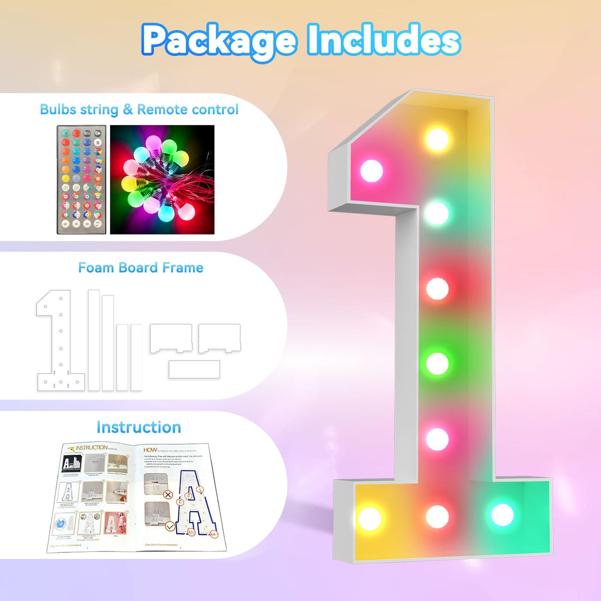 Ledido remote controlling color changes for ambiance customization