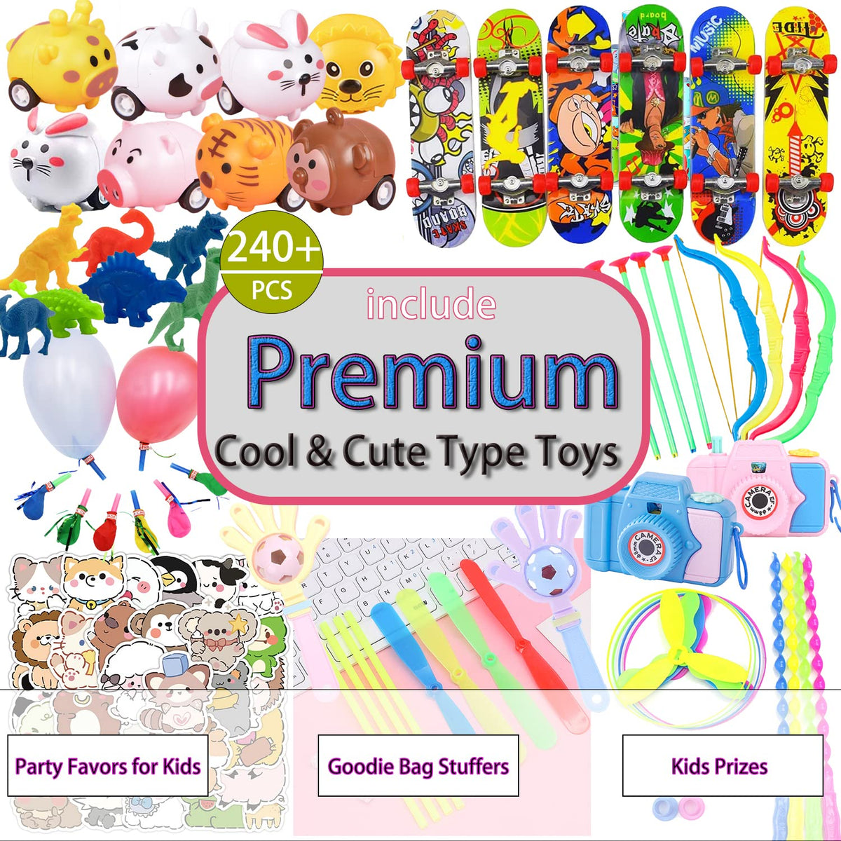 Leeche classroom prizes and carnival giveaways reward learning and celebrations.