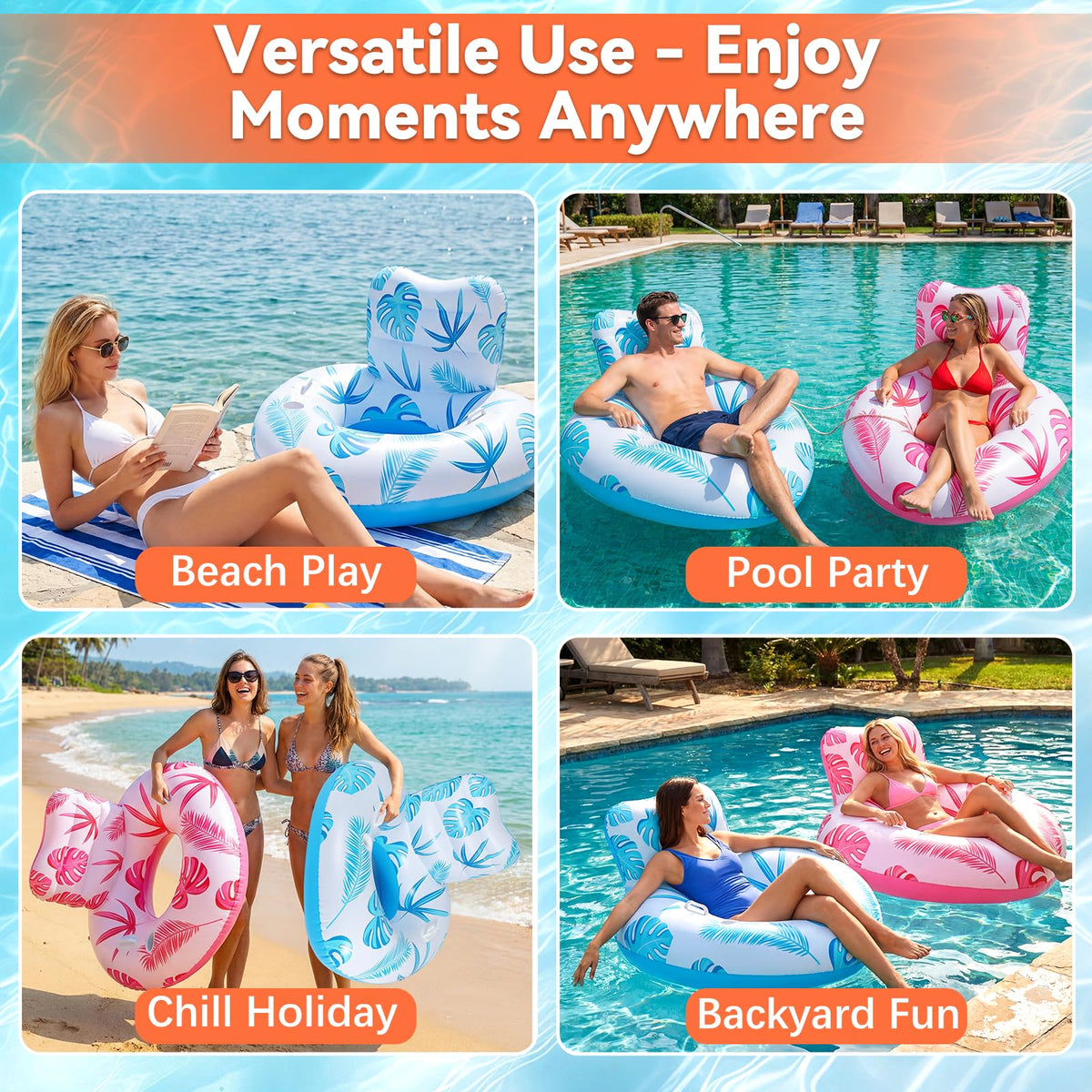 LEECICILE ideal for pools, beaches, lakes, and backyard fun.