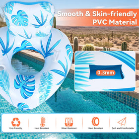 LEECICILE premium PVC is UV-resistant and leak-proof for outdoors.