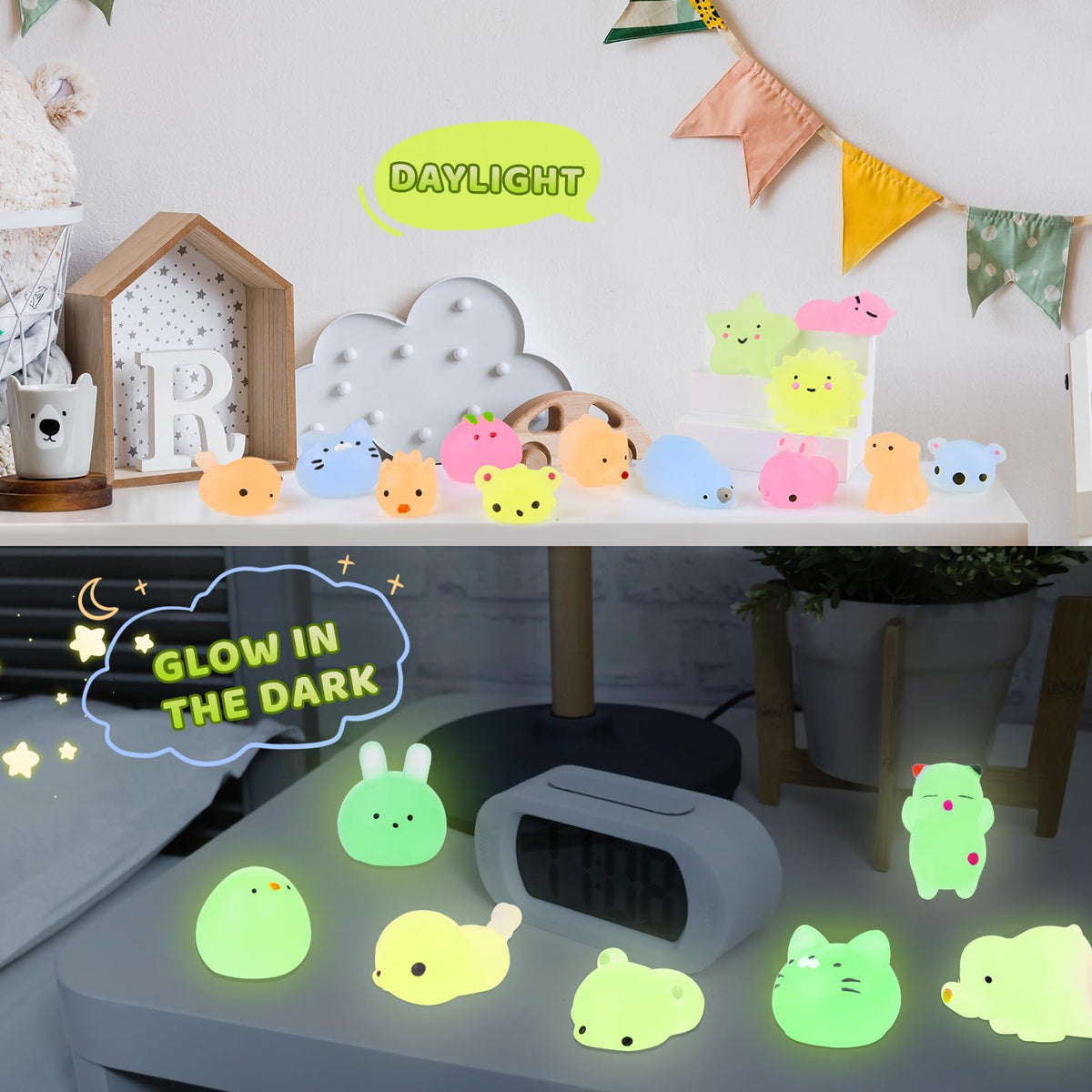 Leehur duck mochi squishy is perfect for party favors and prizes.