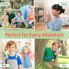 LEENK Kids green front view emphasizes durable materials for safe indoor and outdoor fun.