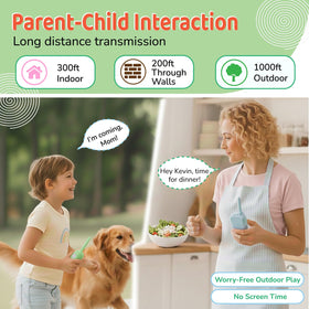 LEENK Kids green pair-pack image suggests sharing adventures with a second unit.
