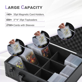 Side angle highlights dust and moisture protection for long-term storage.