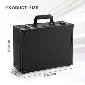 Open view shows top loader storage for fast event access.