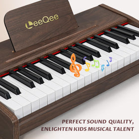LeeQee 37-Key wooden piano in box signals a ready-to-gift screen-free option