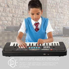 LeeQee 37-key kids piano compact size, easy to carry