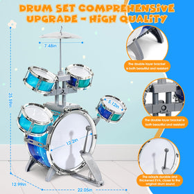 LeeQee small drums help develop fine motor skills during sessions.