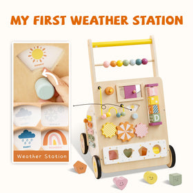 Leeshyah walker bead maze strengthens fine motor skills during interactive exploration