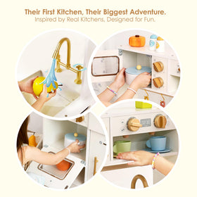 Leeshyah microwave for quick pretend heating during brunch and snacks