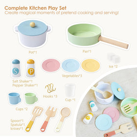 Leeshyah utensils set for cooperative cooking and sharing play