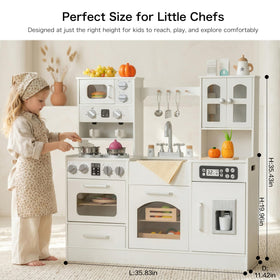 Leeshyah play kitchen ice maker feature sparks pretend cooking fun