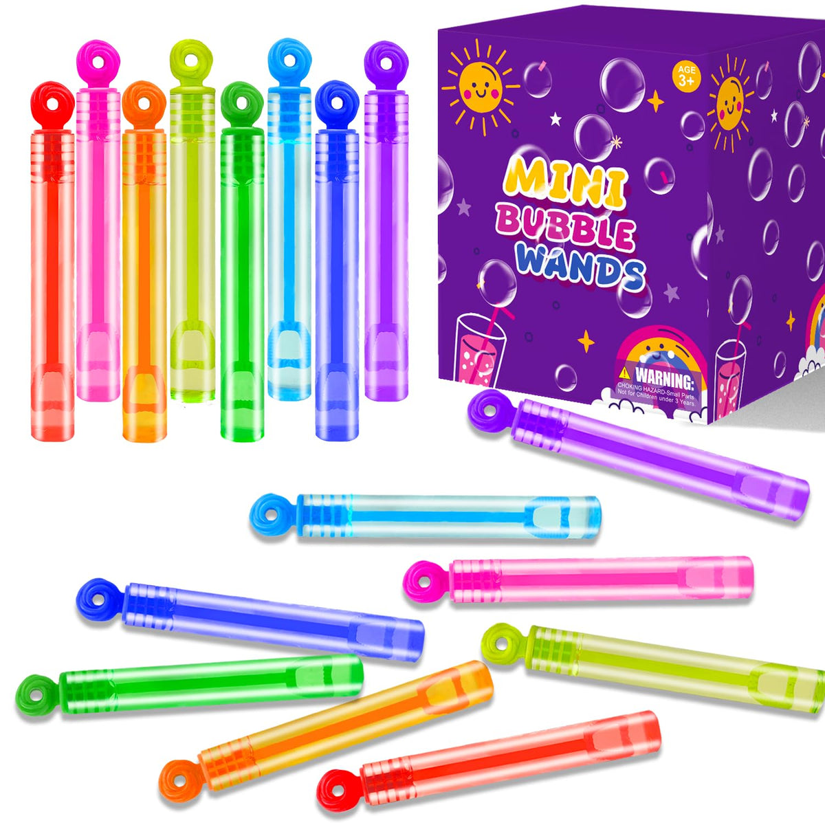 Leetous bubble wands, compact 4.2-inch size, great for quick play and park outings.
