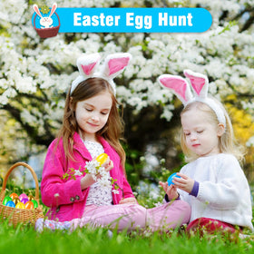 Leetous colorful Easter eggs in seven vibrant colors for festive decor.