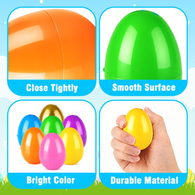 Leetous Easter basket decor ideas with colorful eggs.