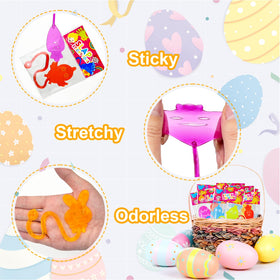 Leetous Easter basket stuffer trinkets fit small baskets or piñatas.