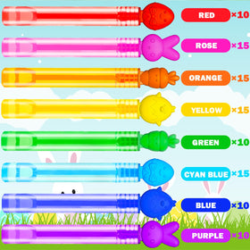 Leetous carrot bubble wand design provides safe, sugar-free fun.