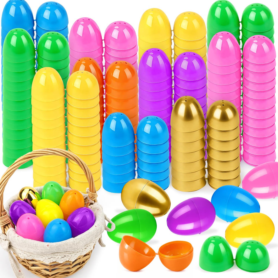 Leetous fillable Easter eggs set of 144 for easy egg hunts and treats.