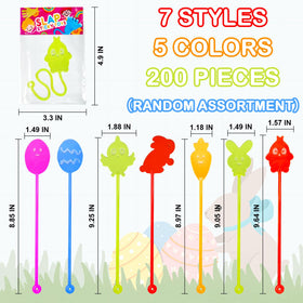 Leetous Easter sticky hands used as outdoor party favors for kids