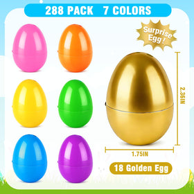 Leetous plastic fillable eggs designed for quick surprises.