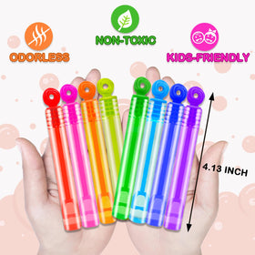 Leetous pocket bubble wands, 4.2 inches, ideal for on-the-go play.