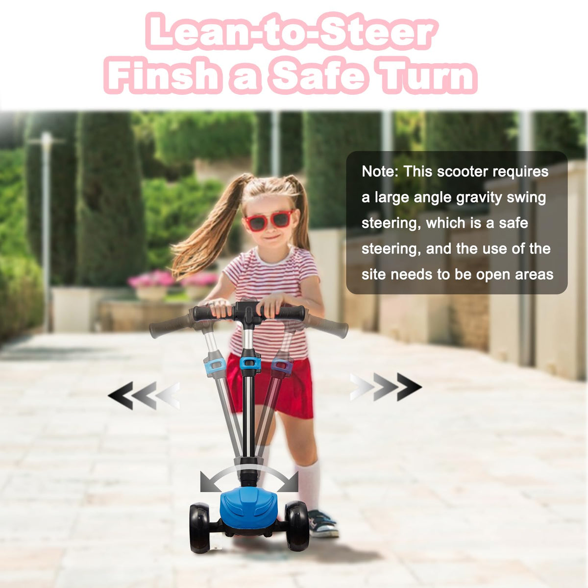 LEFELWEL 3-wheel stability demo during ride