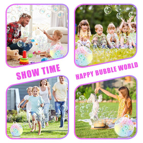 LEFEI bubble machine portable handle for easy transport