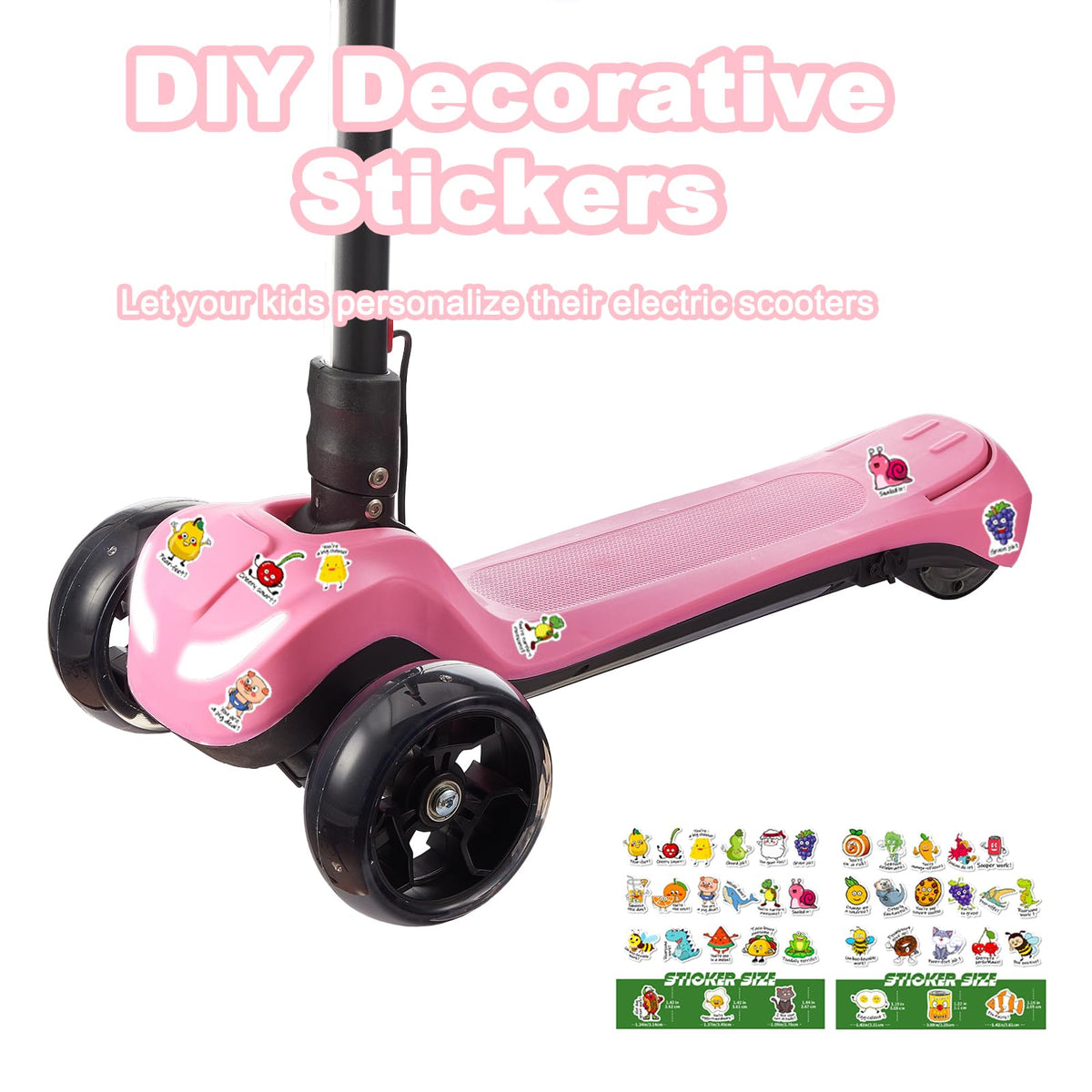 LEFELWEL adjustable-height handlebars grow with your child from 26 to 30 inches.