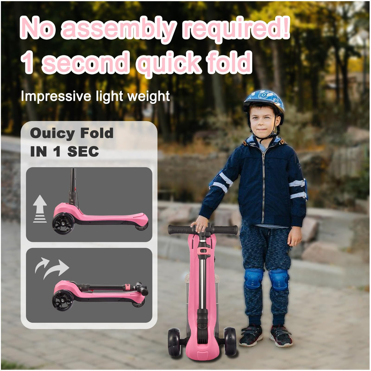 LEFELWEL pink colorway offers a fun, stylish ride.