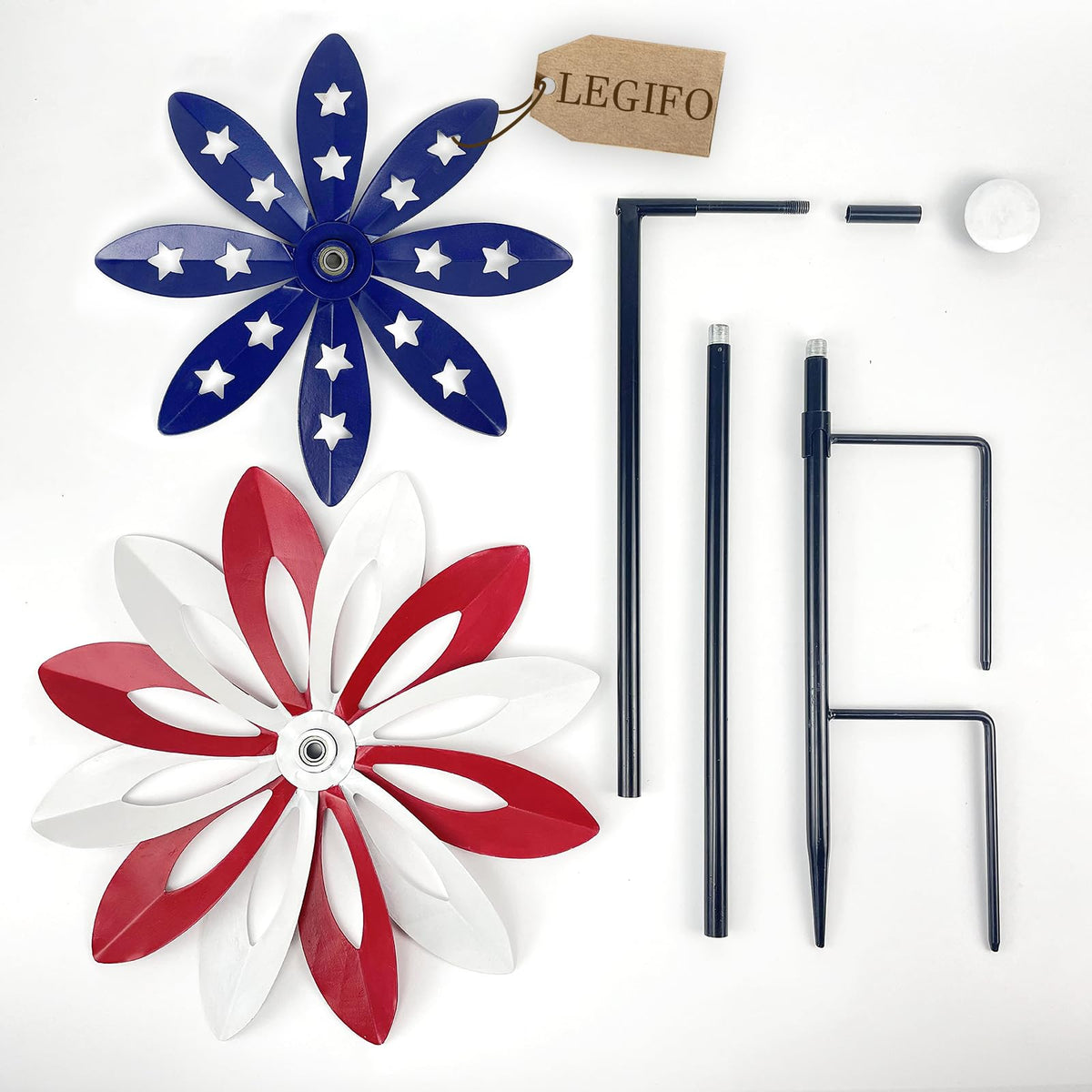 LEGIFO metal windmill is easy to assemble and install in moments