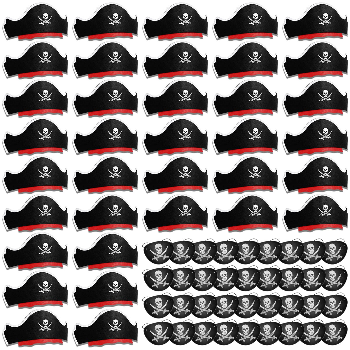 Legigo pirate hat adjustable fit for kids and adults, ideal for cosplay