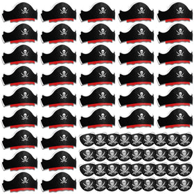 Legigo pirate hat adjustable fit for kids and adults, ideal for cosplay