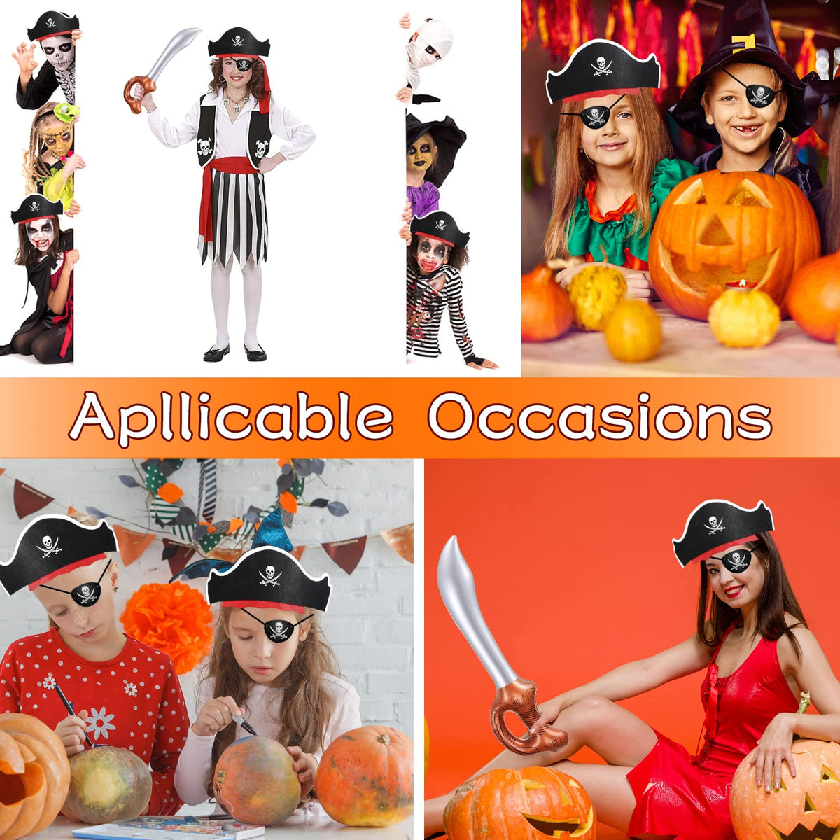 Legigo pirate hats with bendable back strap ensure secure wear.