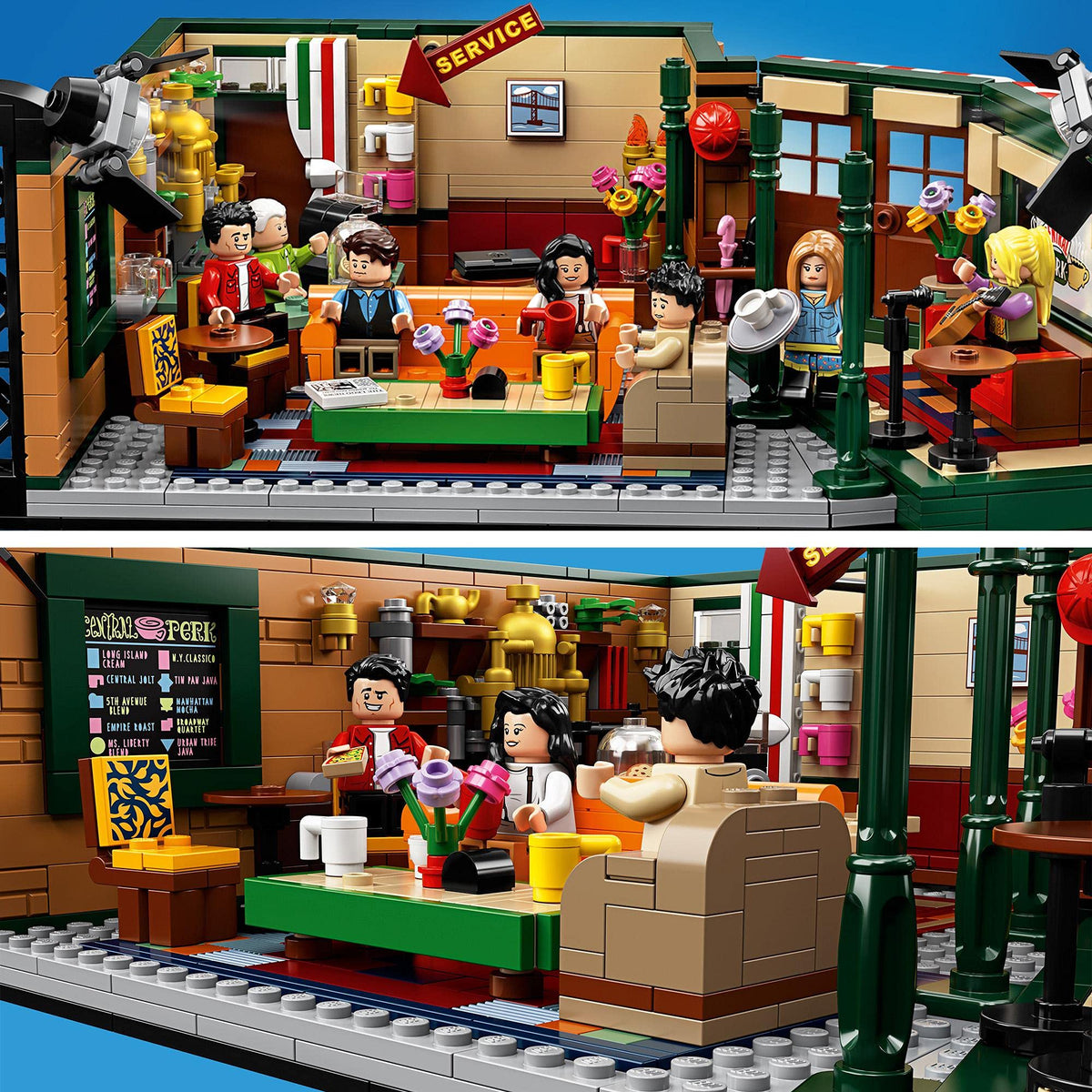 LEGO Central Perk accessory elements expand scene possibilities.