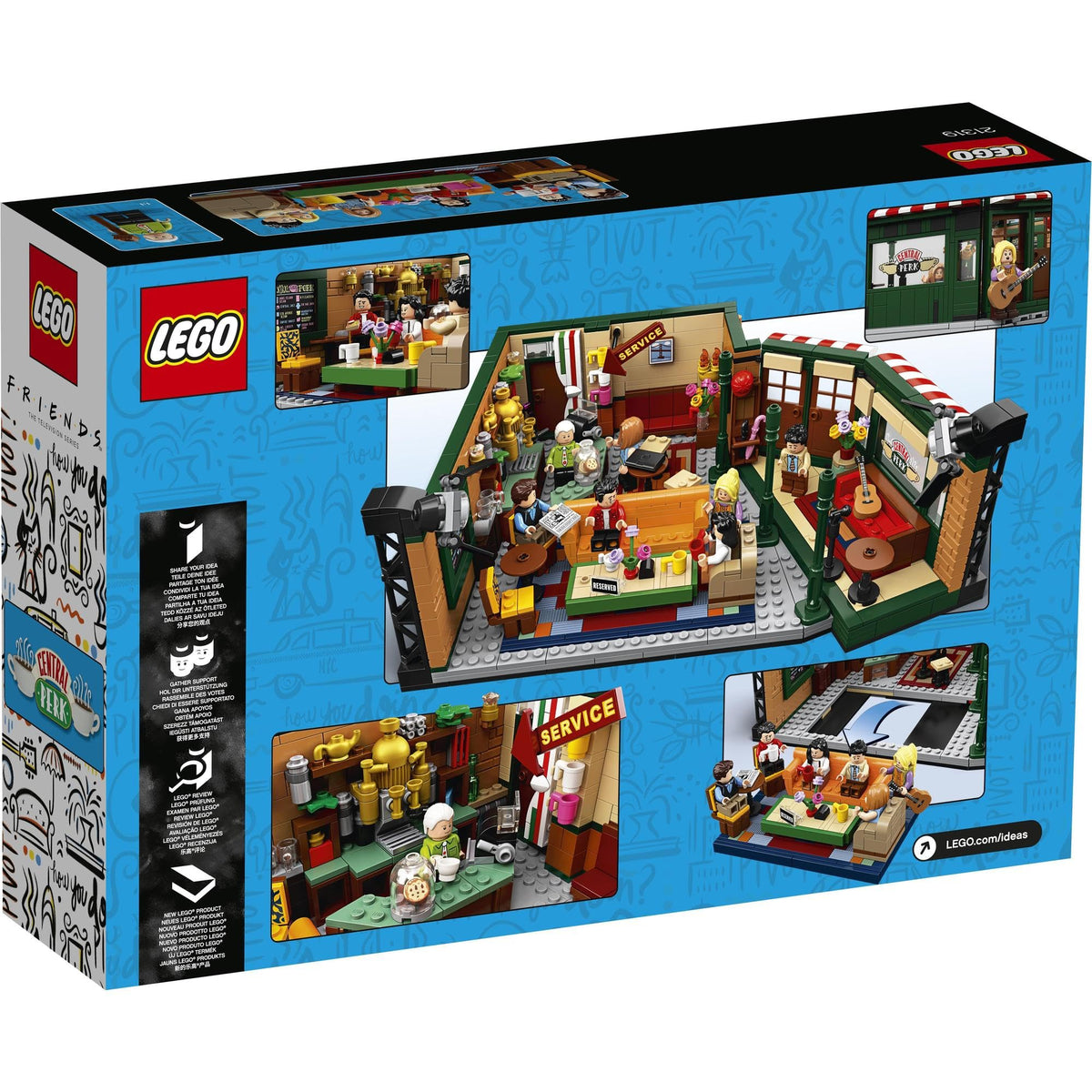 LEGO 21319 Central Perk build experience sparks creativity.