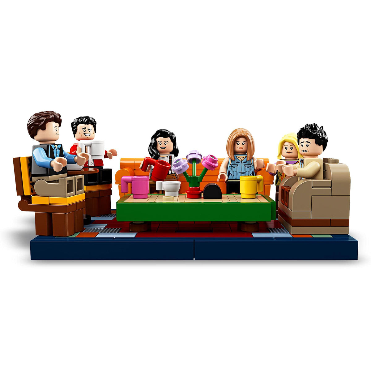 LEGO 21319 Central Perk TV studio details for playful storytelling.