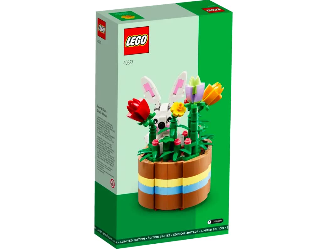 LEGO 40587 Easter basket buildable model highlighting the 368-piece build.