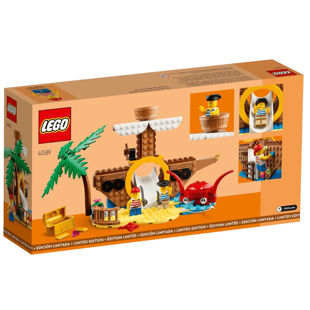 LEGO 40589 Pirate Ship Playground rotating octopus adds interactive detail