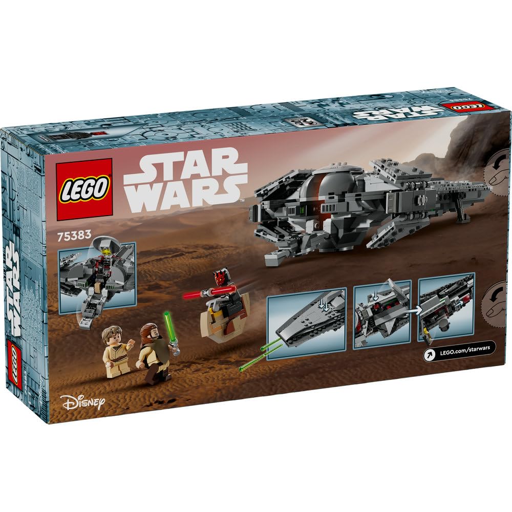 LEGO 75383 step-by-step build guide supports young builders