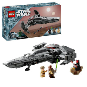 LEGO 75383 exterior view of Dark Maul's Sith Infiltrator for display