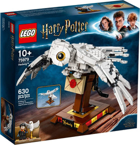 LEGO Hedwig display base with sturdy stand for shelf presentation