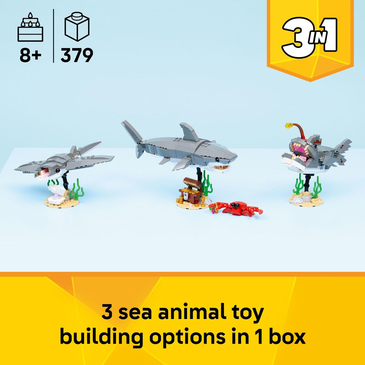 LEGO Anglerfish on stand invites imaginative sea adventures