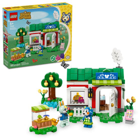 LEGO Animal Crossing Able Sisters building kit with clothing shop for imaginative play.