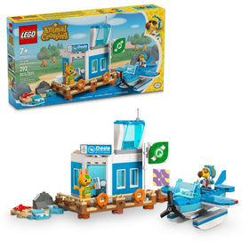 LEGO Animal Crossing airport jetty scene sparks imaginative travel play