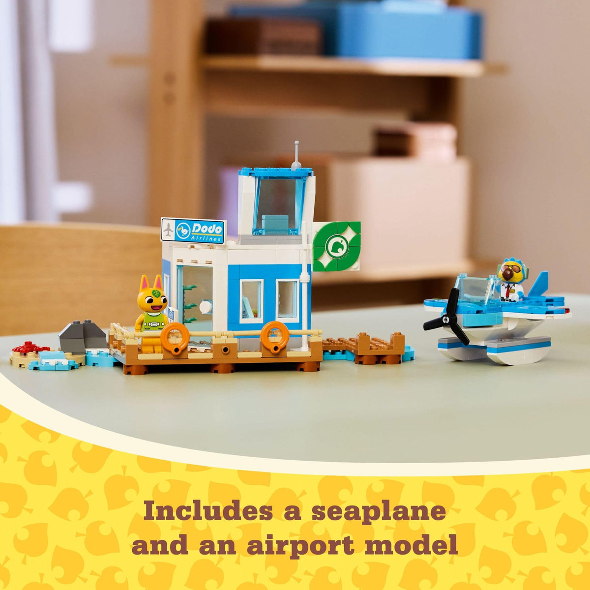LEGO Animal Crossing seaplane with spinning propeller inspires action adventures