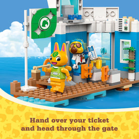 Tangy passenger minifigure adds character-driven play in LEGO Animal Crossing set