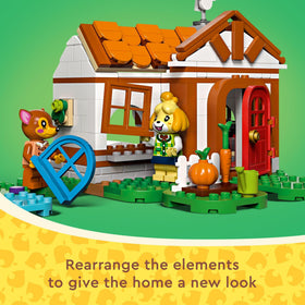 LEGO Animal Crossing Isabelle House Visit mailbox for messages and notes.