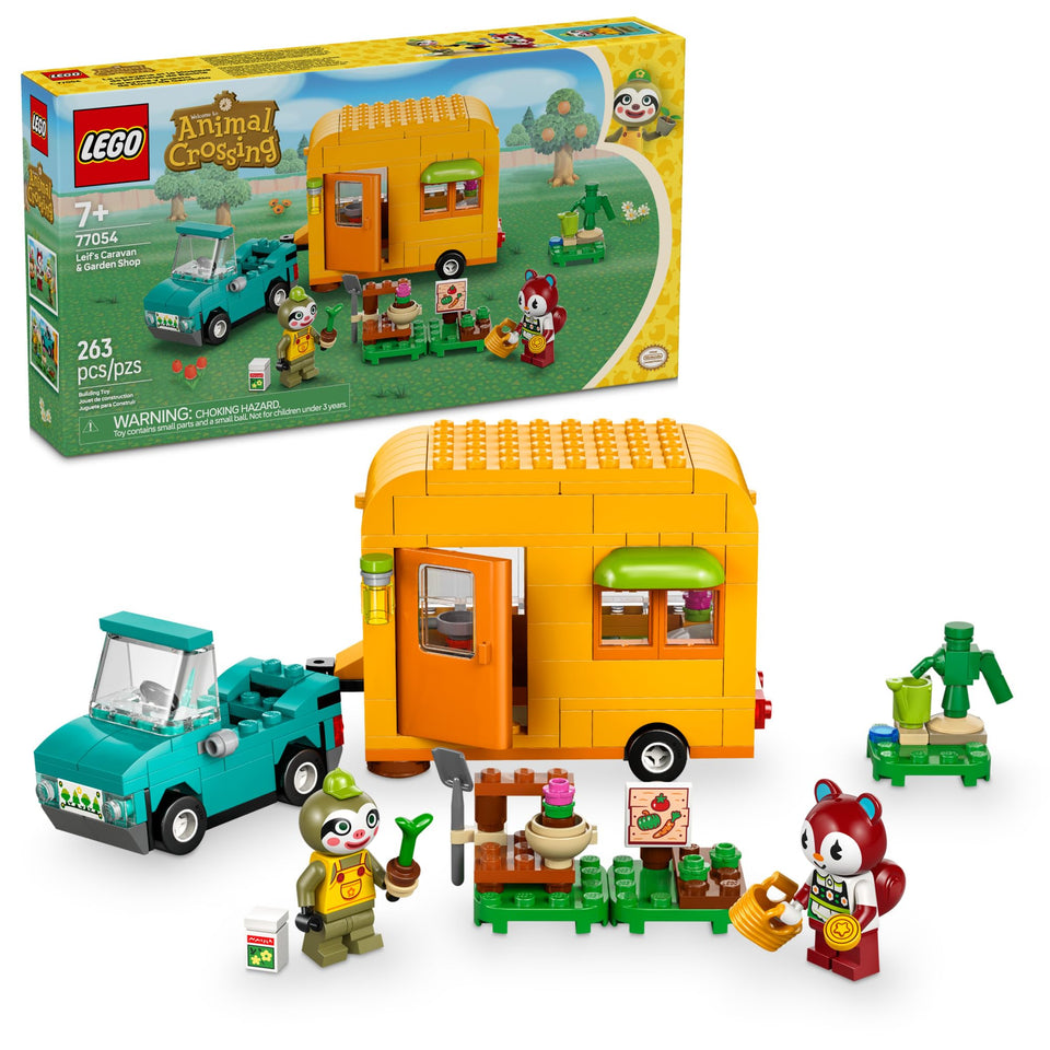 LEGO Animal Crossing Leif car – boosts imaginative driving play for kids