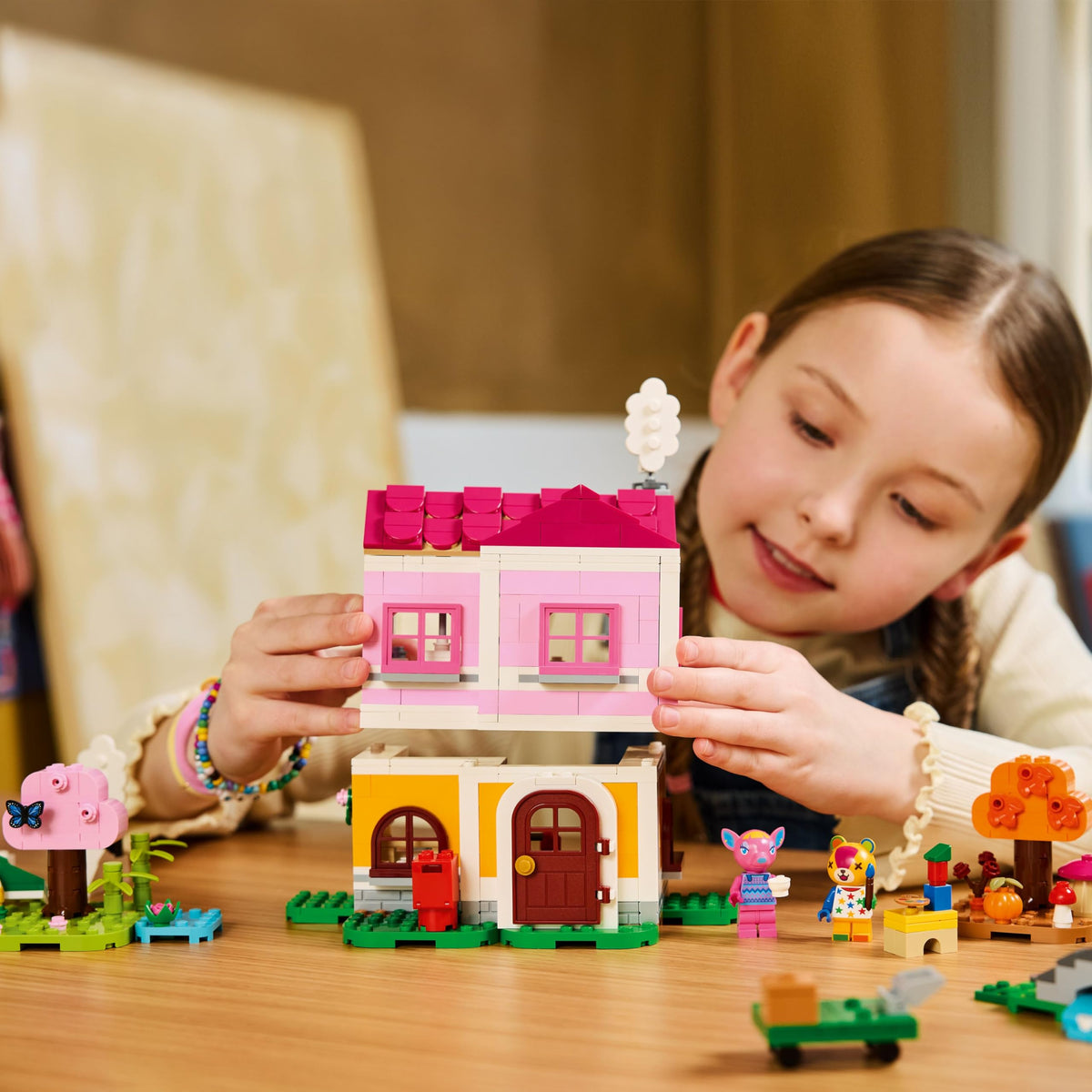 LEGO Animal Crossing Seasons of Fun: fang minifigure fuels imaginative village stories.